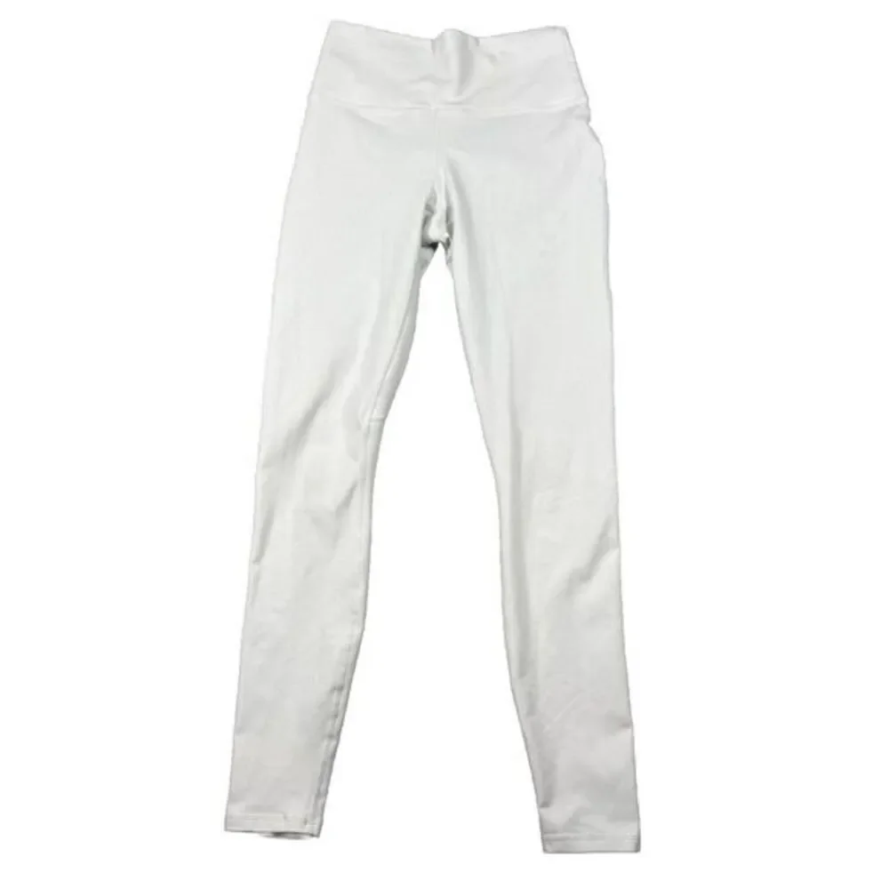 Fabletics‎ Powerhold Leggings Yoga Athletic White  Women's Size Small